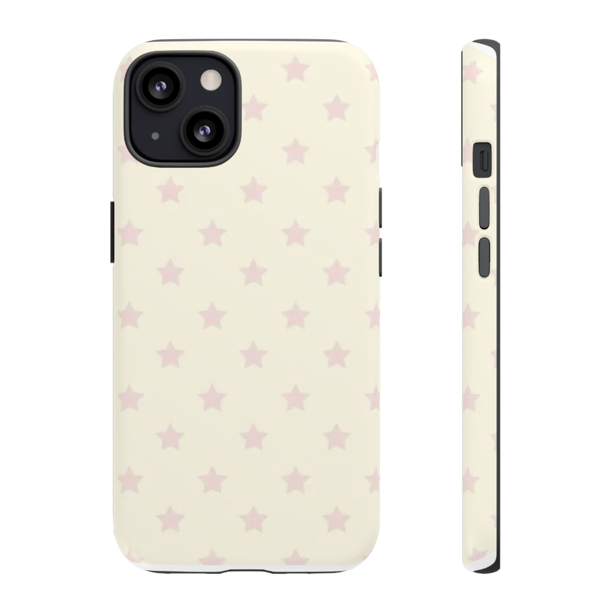 Pastel Star Pattern Tough Phone Case — Cute Protective iPhone Cover