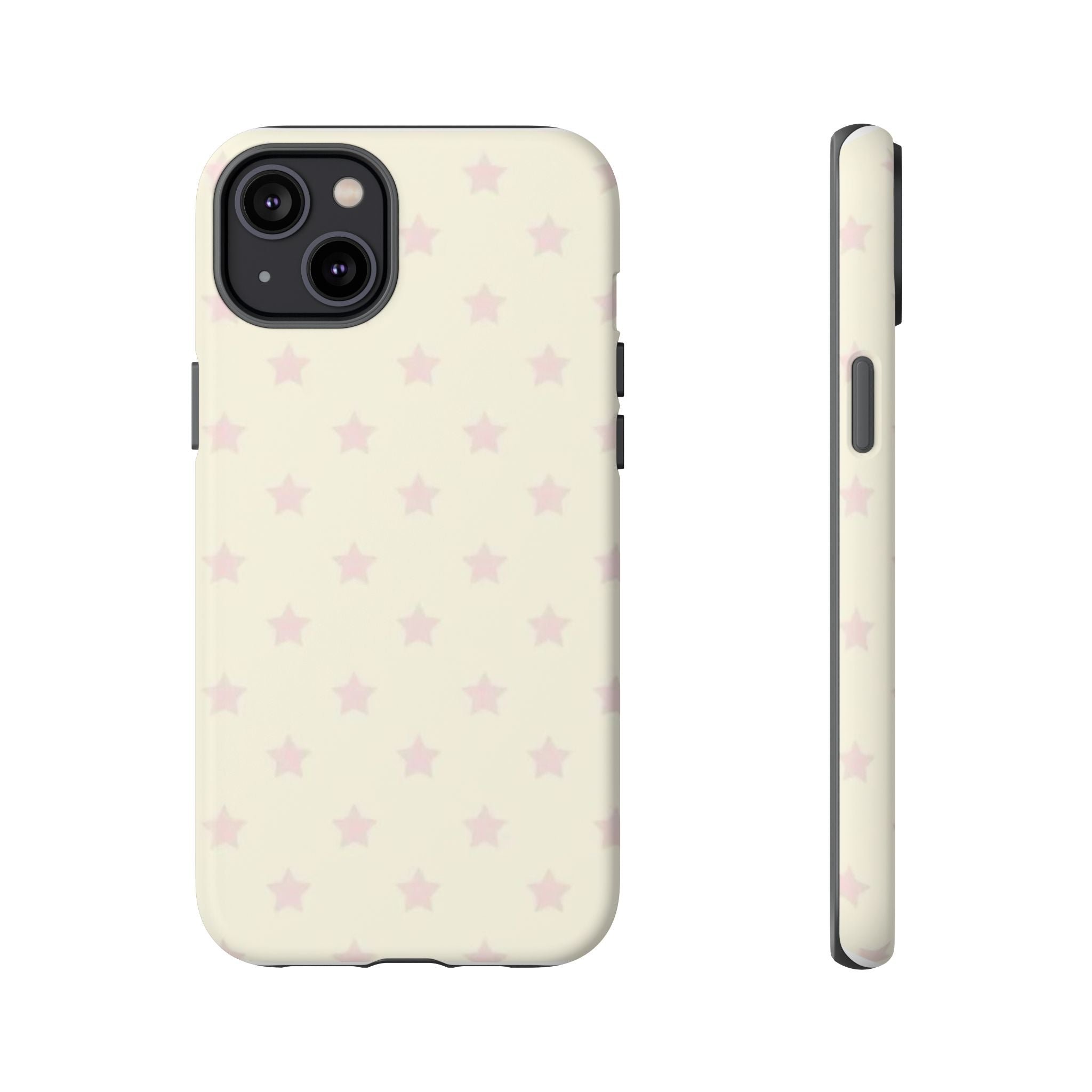 Pastel Star Pattern Tough Phone Case — Cute Protective iPhone Cover