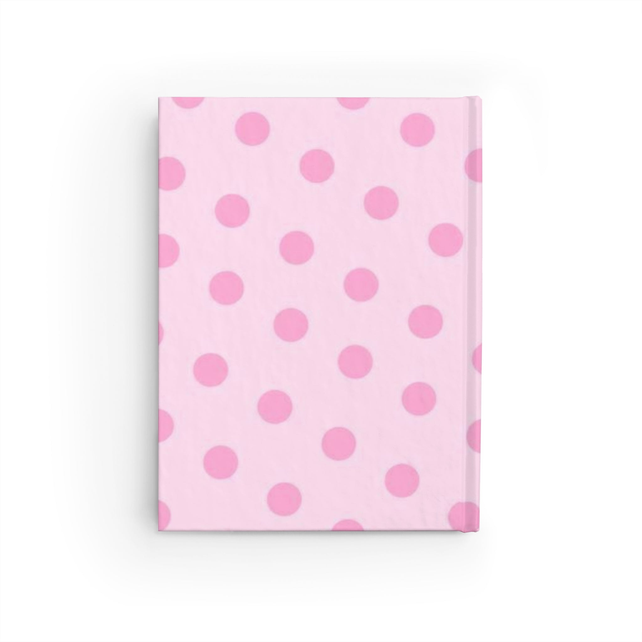 Pink Polka Dot Journal — Cute Blank Notebook for Notes & Journaling