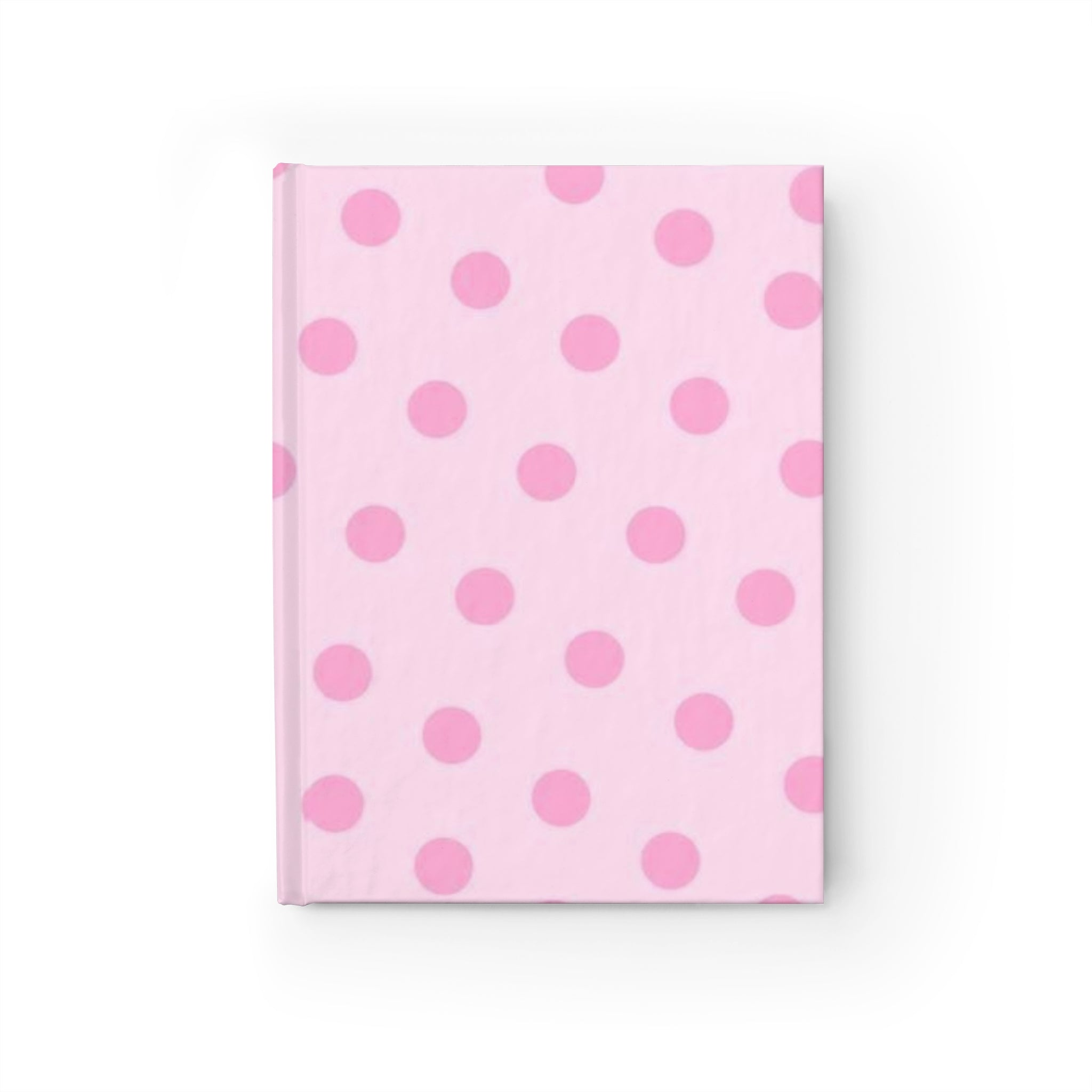 Pink Polka Dot Journal — Cute Blank Notebook for Notes & Journaling