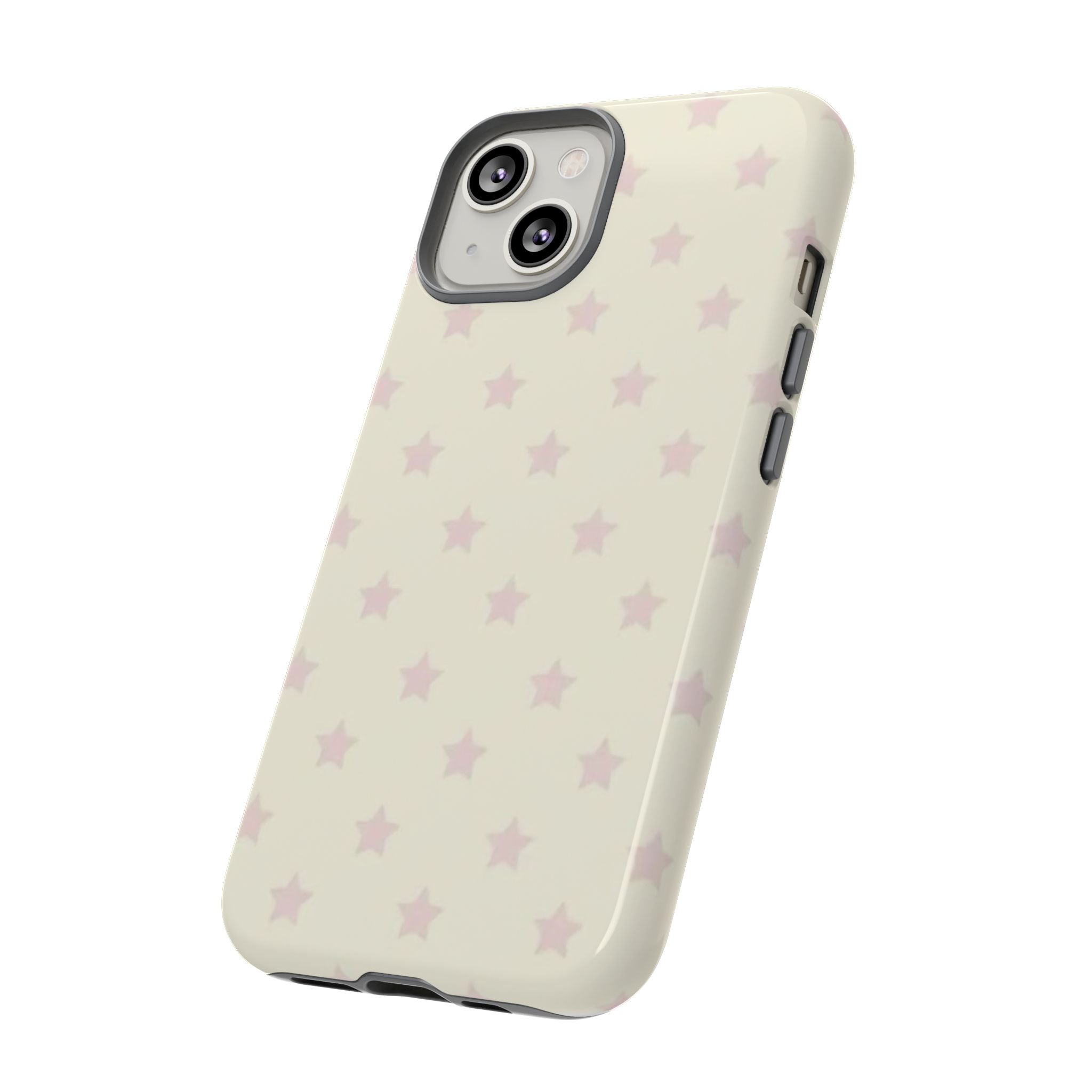 Pastel Star Pattern Tough Phone Case — Cute Protective iPhone Cover