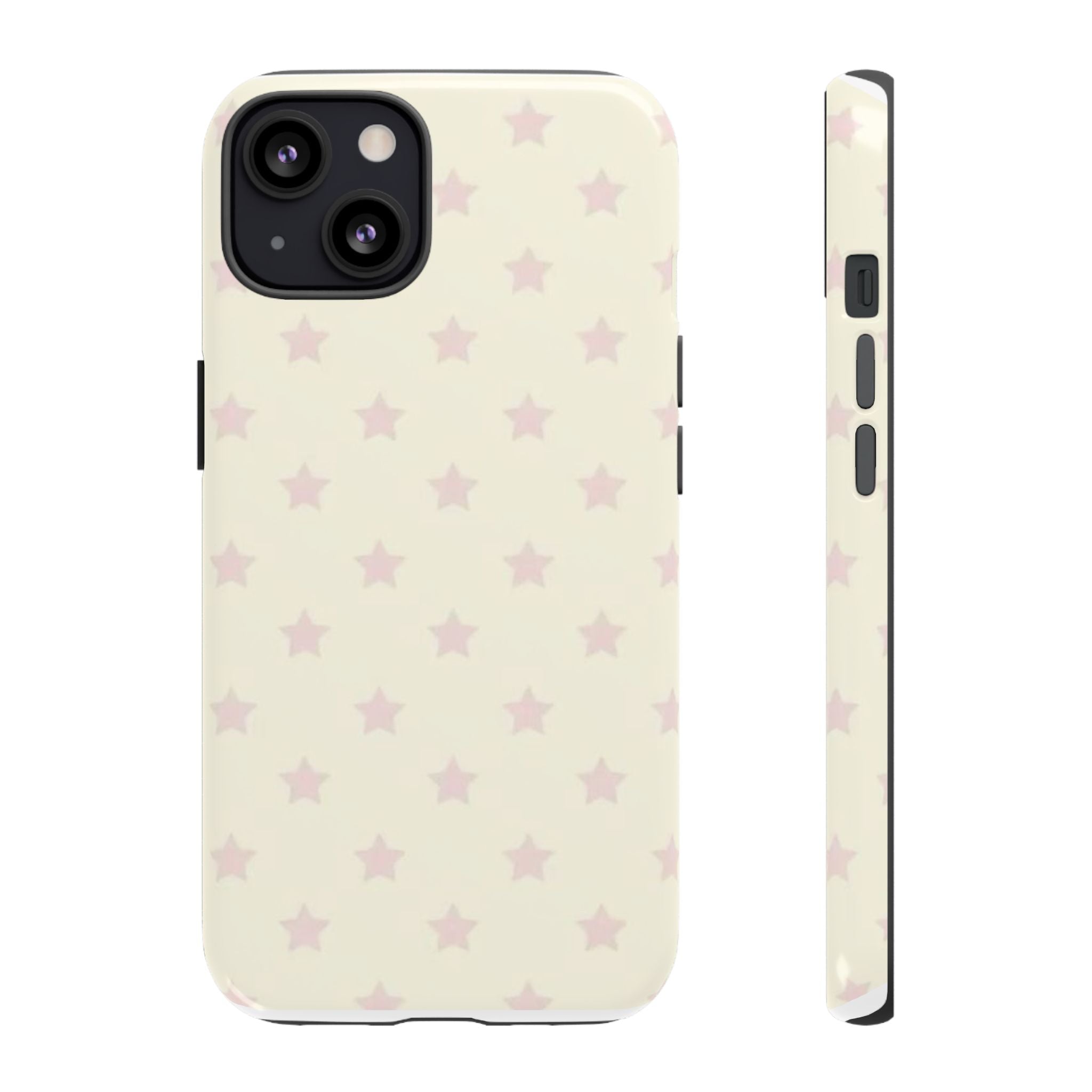 Pastel Star Pattern Tough Phone Case — Cute Protective iPhone Cover