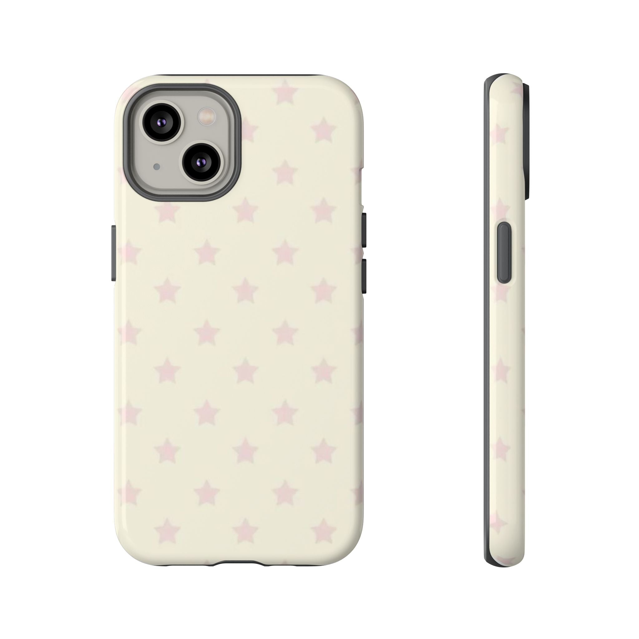 Pastel Star Pattern Tough Phone Case — Cute Protective iPhone Cover