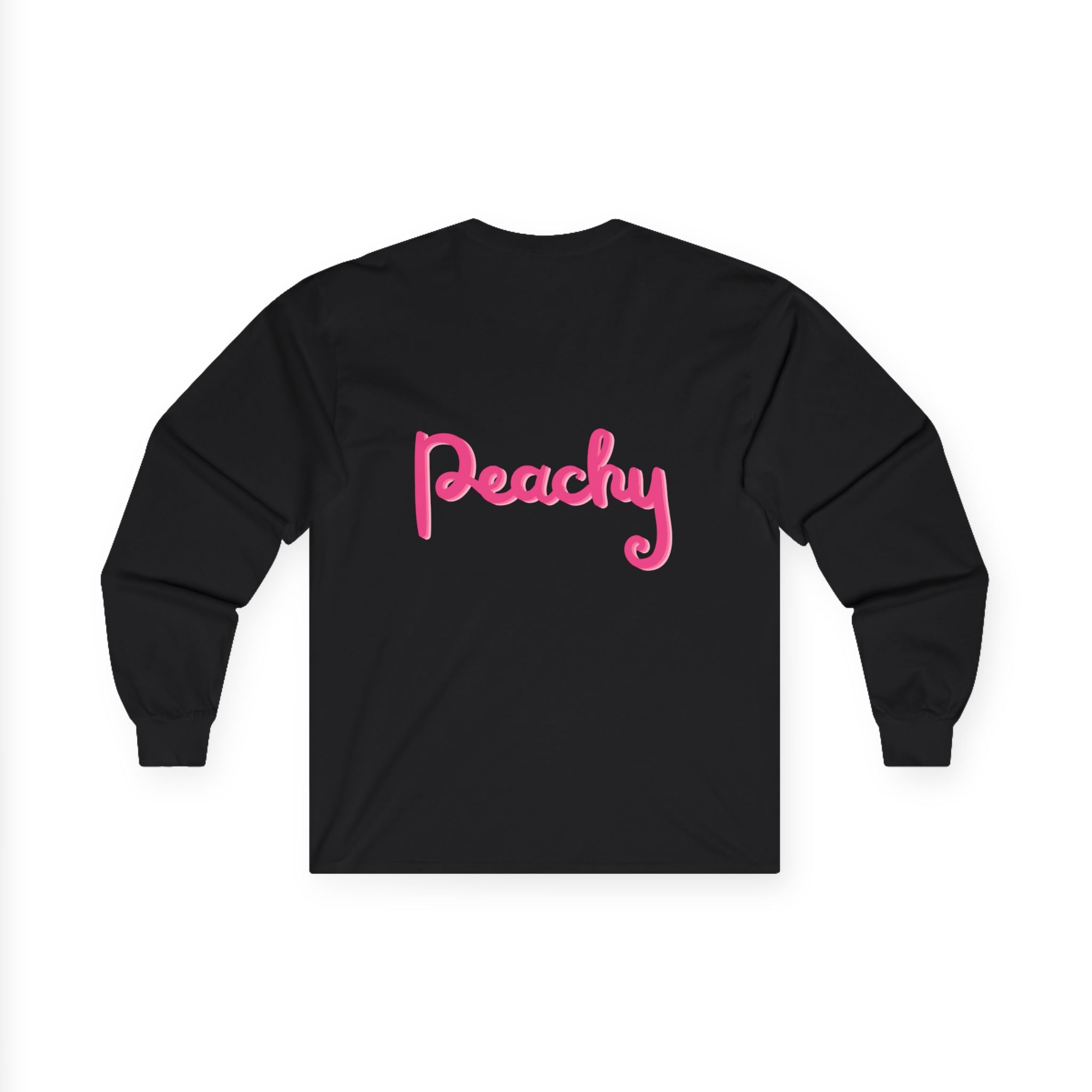 Peachy Princess Long Sleeve Tee — Cute 'Oh...did I win?' Graphic Shirt