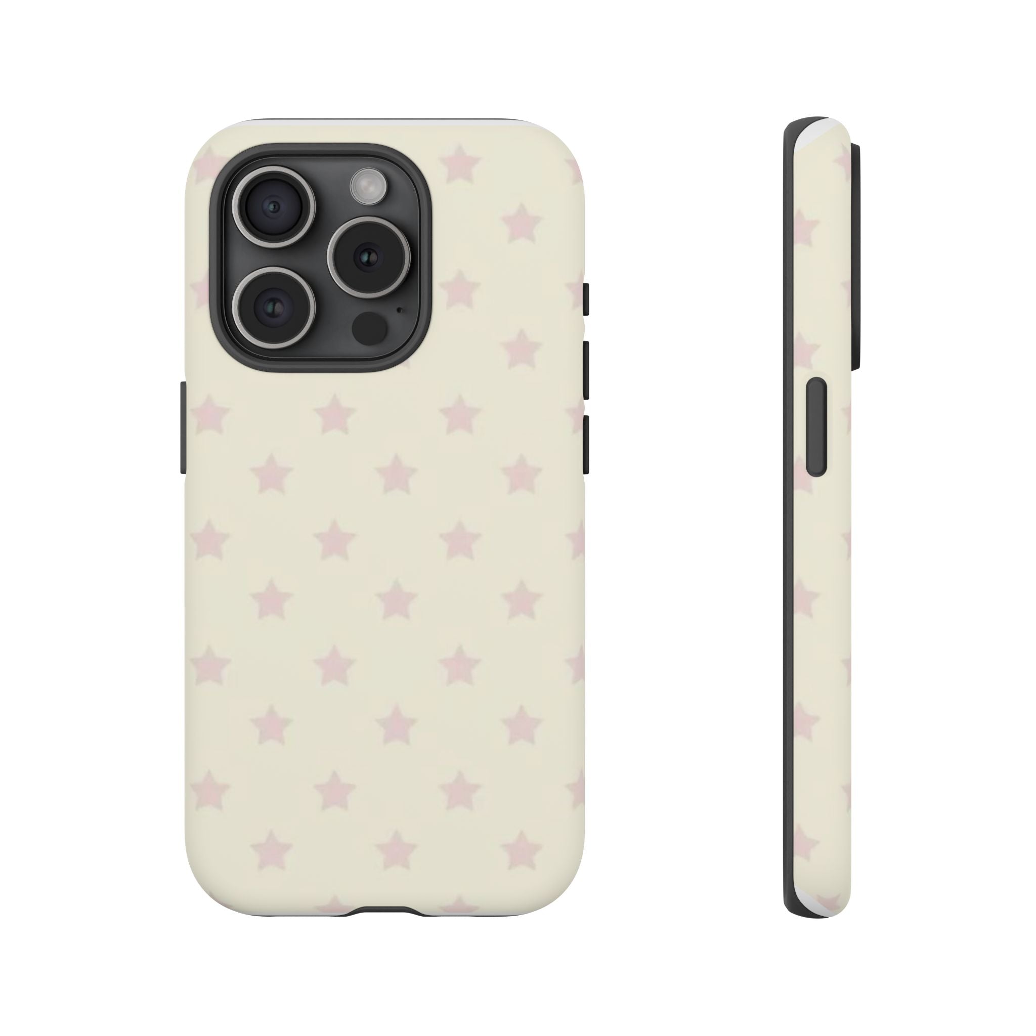 Pastel Star Pattern Tough Phone Case — Cute Protective iPhone Cover