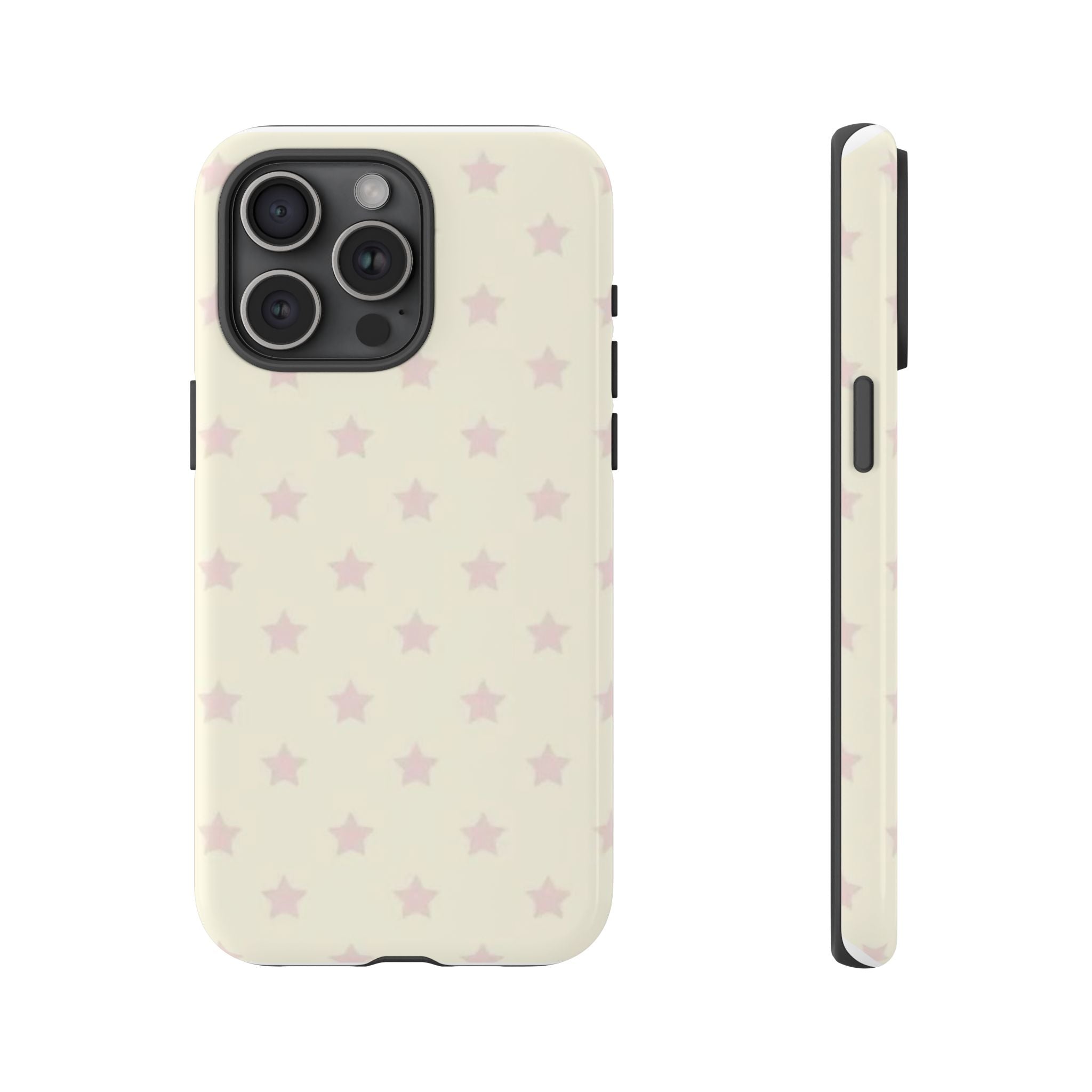 Pastel Star Pattern Tough Phone Case — Cute Protective iPhone Cover