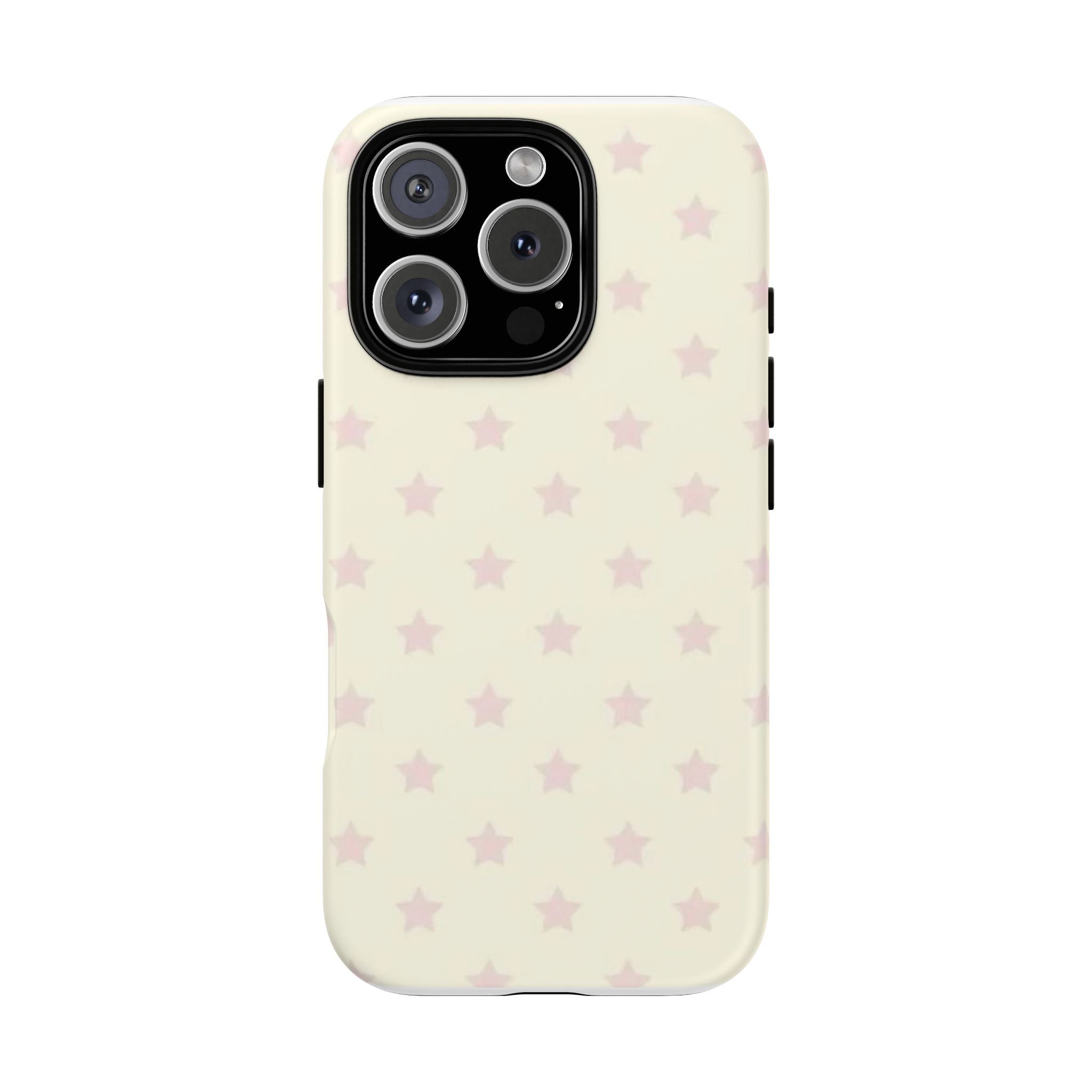 Pastel Star Pattern Tough Phone Case — Cute Protective iPhone Cover