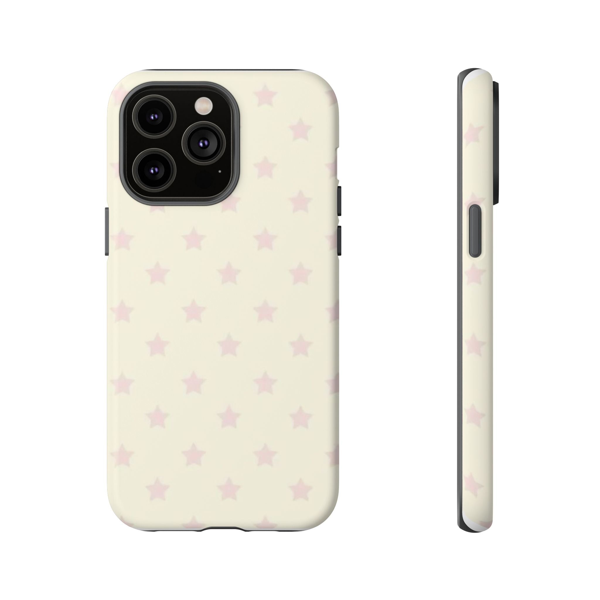 Pastel Star Pattern Tough Phone Case — Cute Protective iPhone Cover