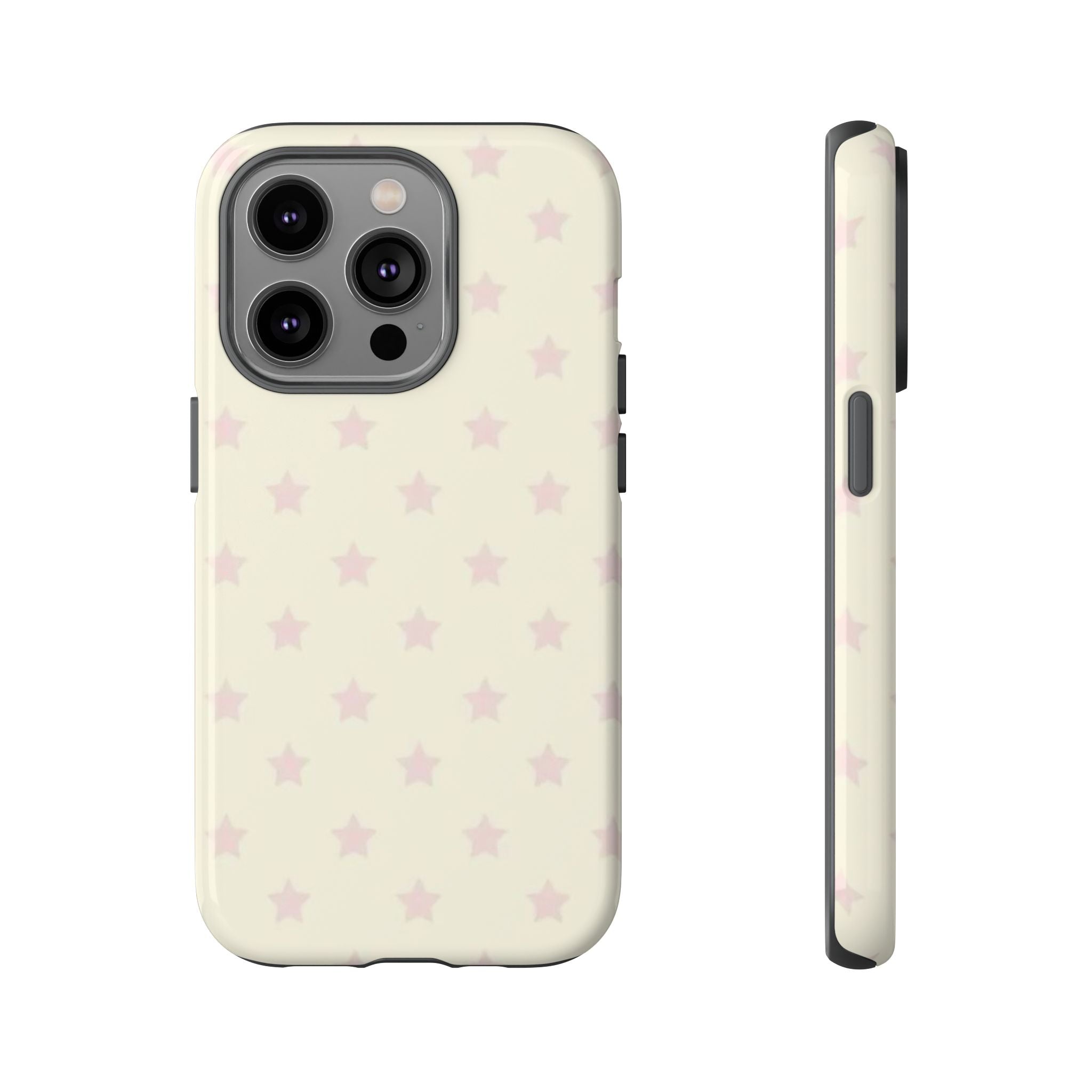 Pastel Star Pattern Tough Phone Case — Cute Protective iPhone Cover